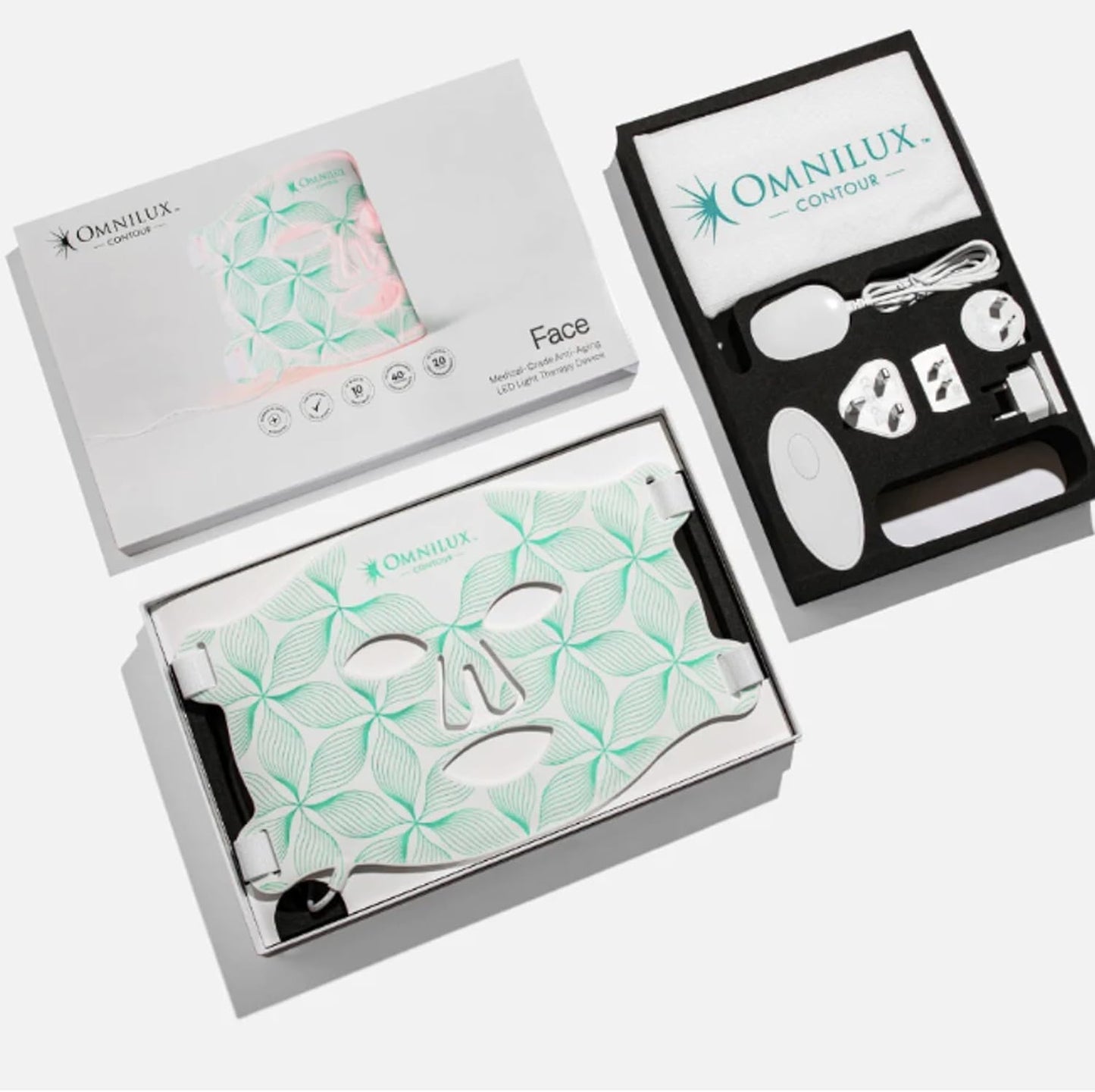 Omnilux FDA Approved Flexible LED Light Therapy Mask, Professional Clinical Level Treatment at Home (Women)