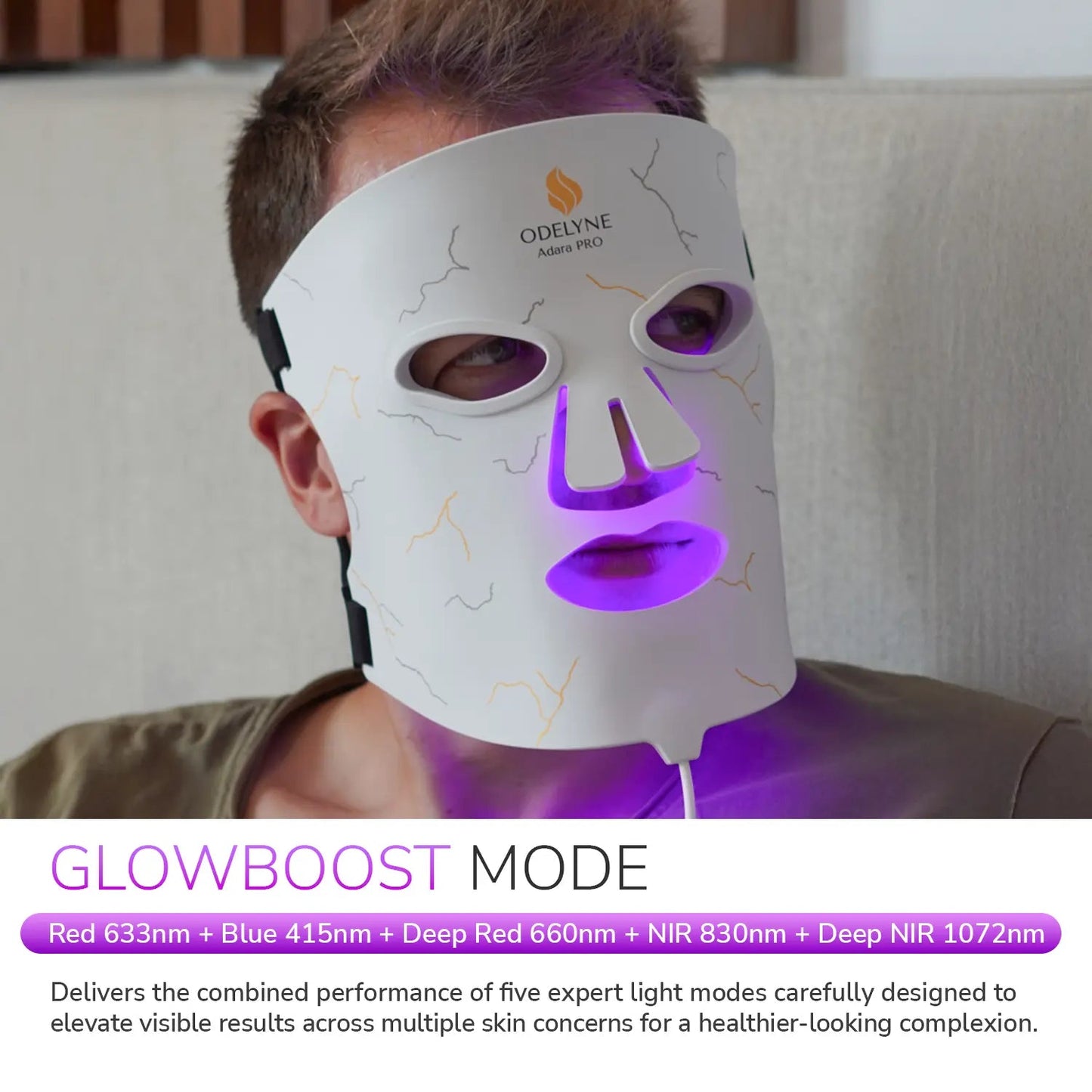 ODELYNE ADARA SERIES PRO | LED LIGHT THERAPY MASK